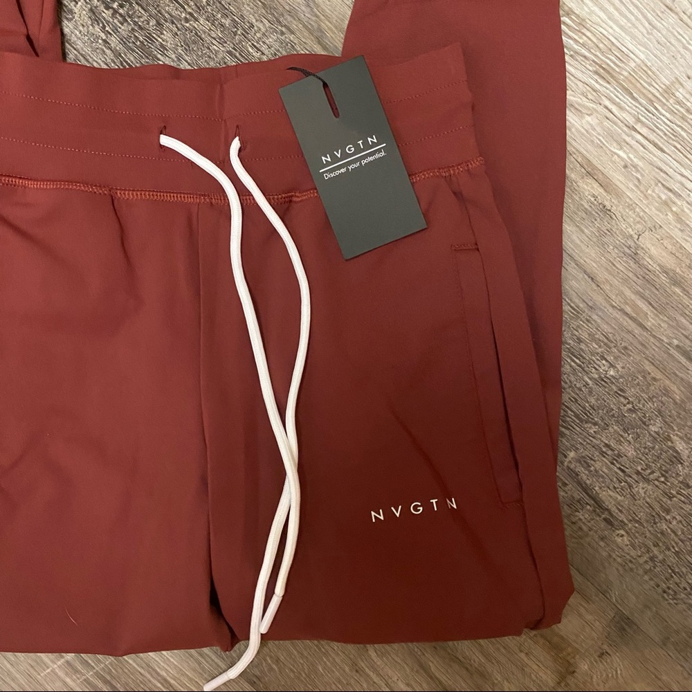 New NVGTN Maroon joggers - Picture 3 of 5